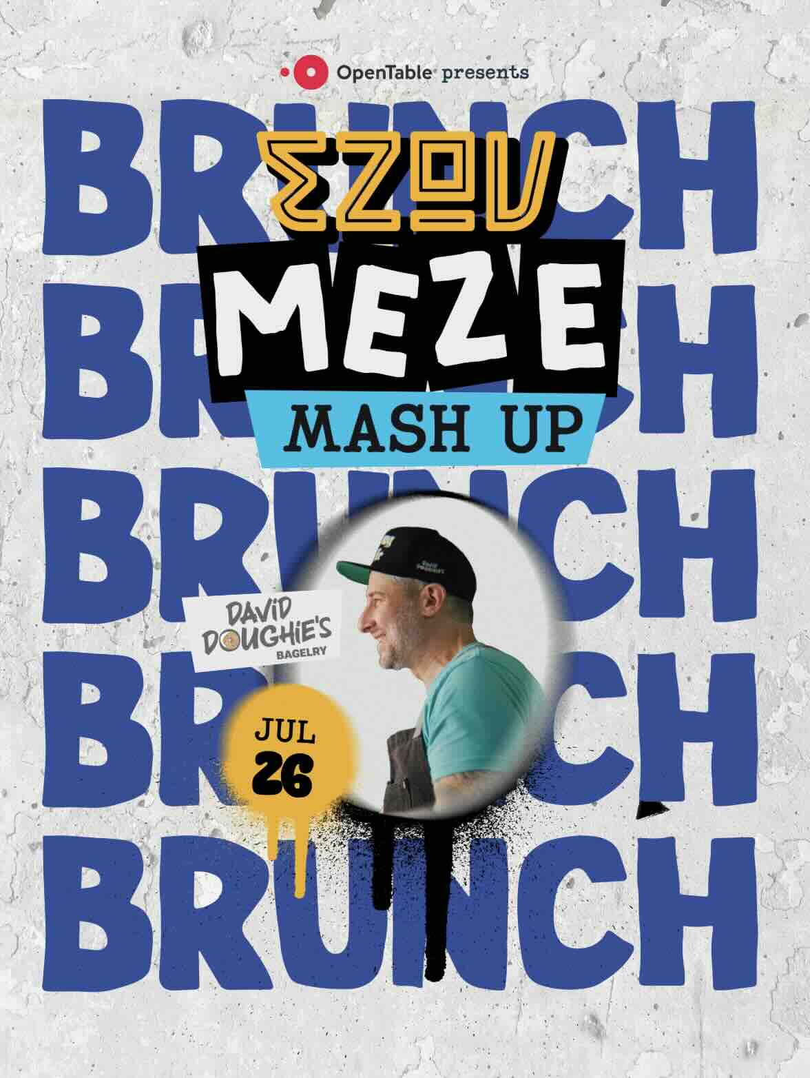 Meze Mash Up Brunch Edition: Ezov x David Doughie’s