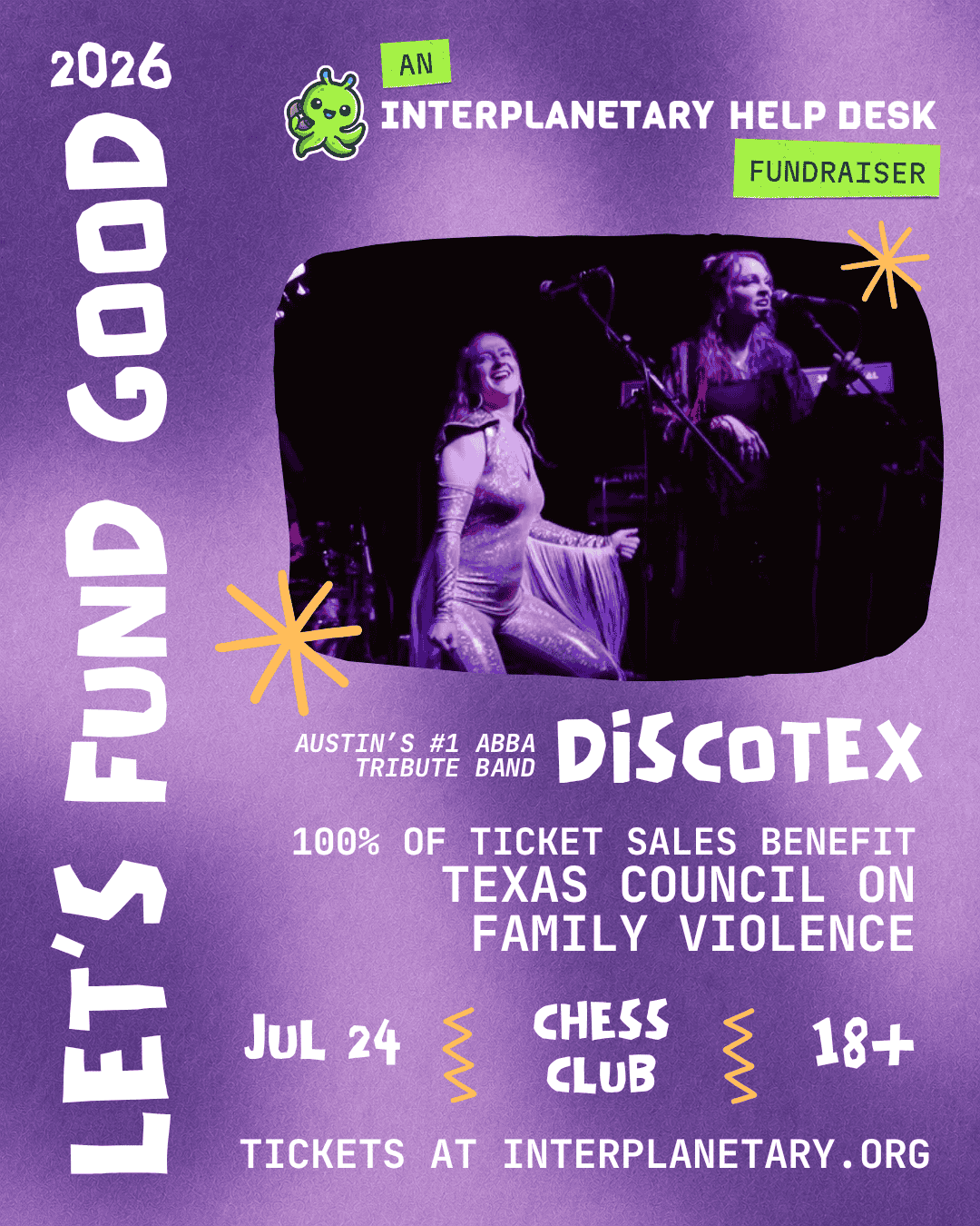 Disco for the DV Movement: A Fundraiser for Texas Council on Family Violence