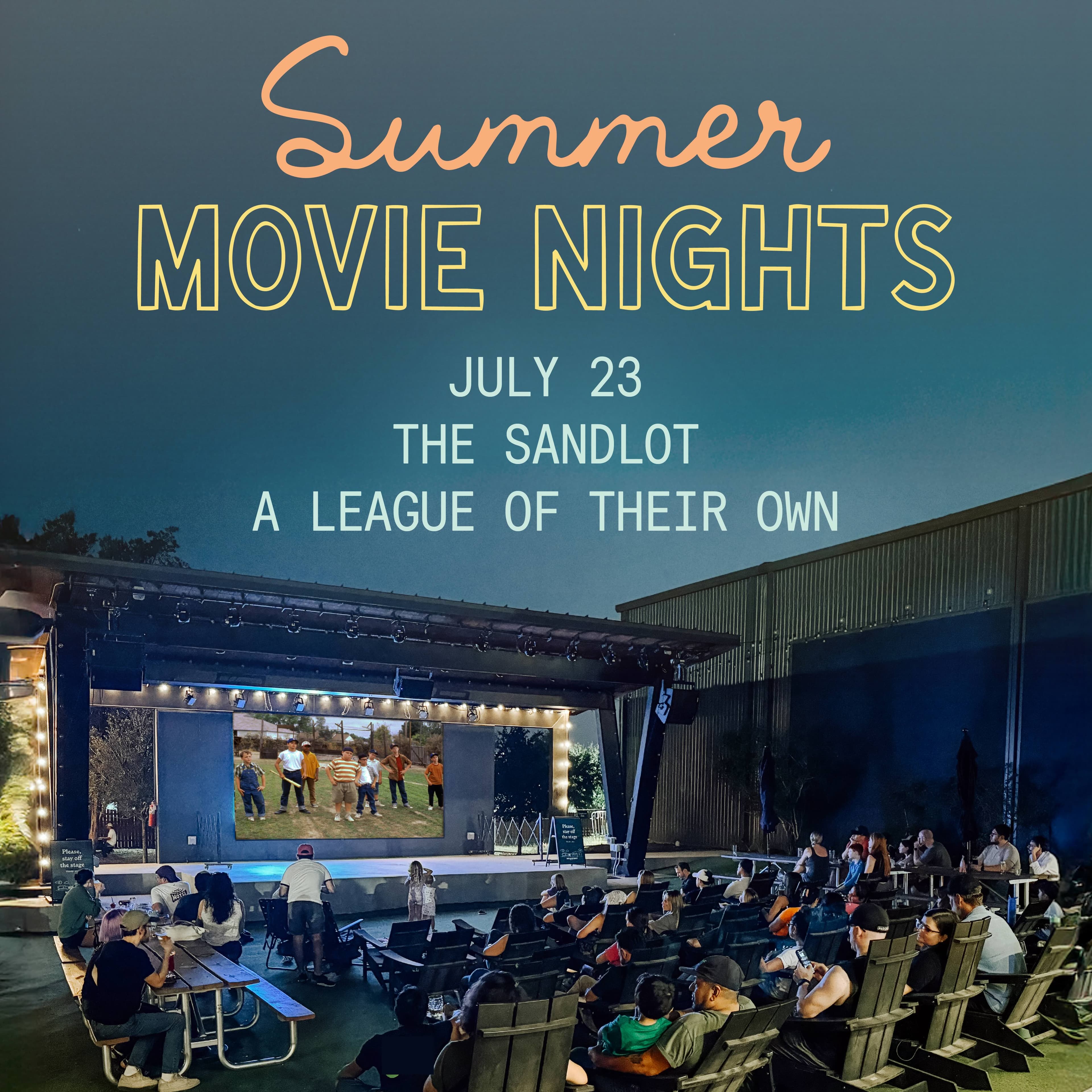 Summer Movies - Baseball Night: Sandlot / A League of Their Own