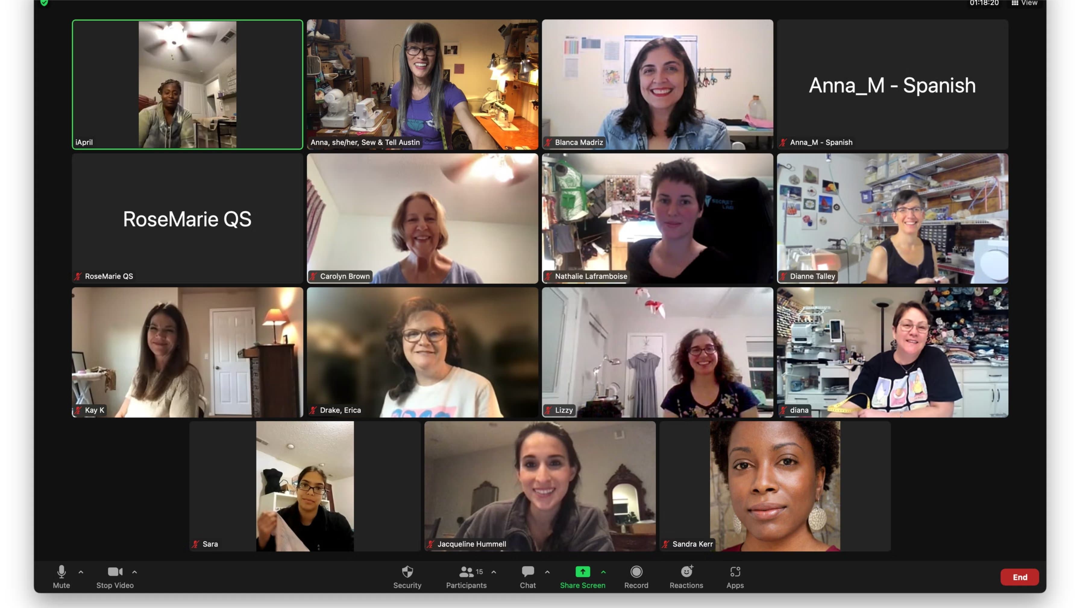 Virtual sewing session with wesew Austin!