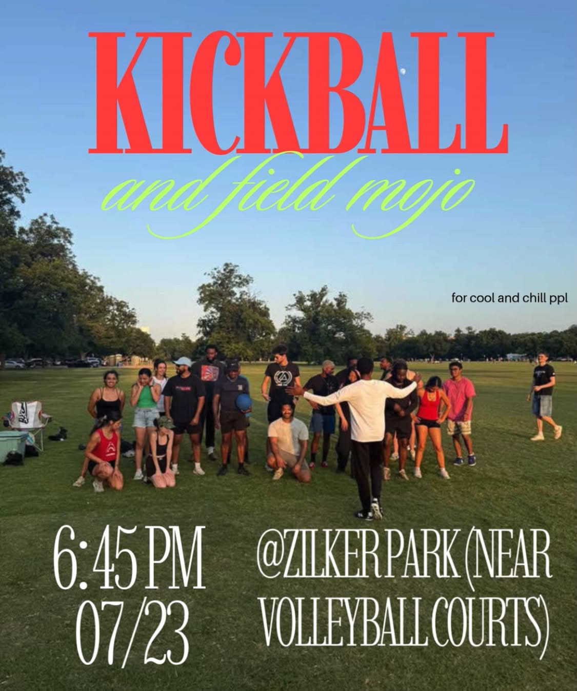 Casual Kickball in Zilker With Friends